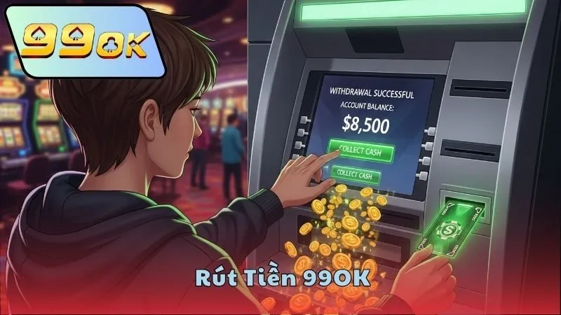 Phương thức rút tiền 99OK